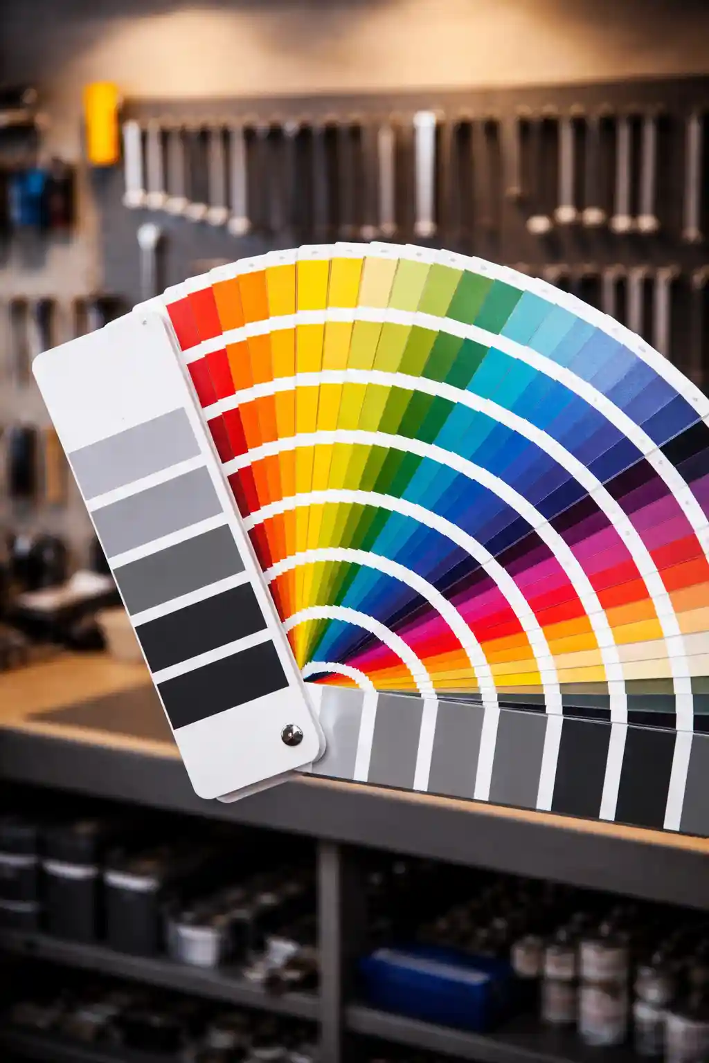 Nuancier de couleurs MODULO avec différentes teintes et finitions